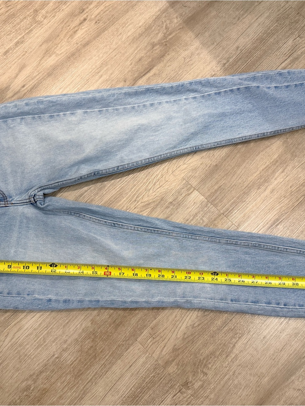Abercrombie & Fitch Women's Pale Blue High-Rise Skinny Jeans- size 25 - Picture 10 of 10